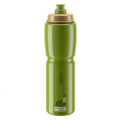 Elite Flaske JET Green olive, white logo 950ml - Drikkeflaske