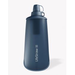 LifeStraw Peak Squeeze Bottle 1L - Mountain Blue - Str. 1L - Drikkeflaske