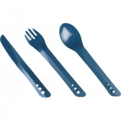 Lifeventure Ellipse Cutlery Set, Navy Blue - Bestik