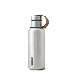 Black + Blum Insulated Water Bottle Small 500 Ml - Silver/Ocean - Str. 500ml - Termoflaske