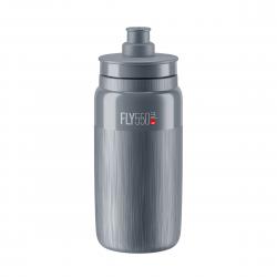 Elite Bottle FLY TEX Grey, Grey Logo 550ml - Drikkeflaske