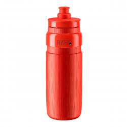 Elite Bottle FLY TEX Red, Grey Logo 750ml - Drikkeflaske